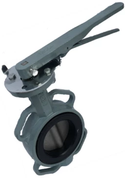 Затвор дисковый поворотный ABRA Ду300 Ру16 BUV-VF863D, межфланцевый, корпус - чугун, диск - нержавеющая сталь, рукоятка, NBR в Махачкале