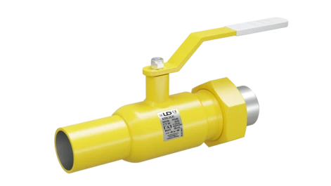 Кран шаровый LD КШЦК Gas 050.040.Н/П.02. (приварка/штуцер) стальной ст.20 Ду50 Ру40 МПа в Махачкале